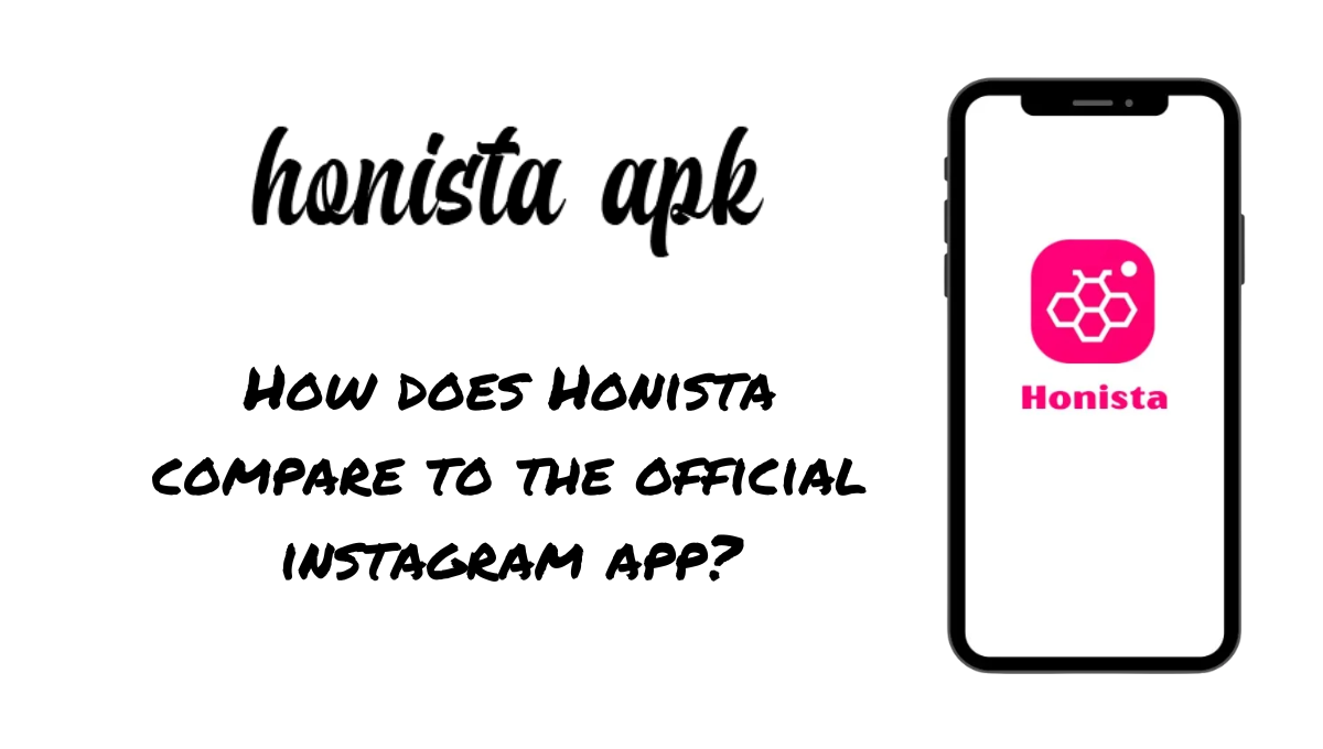 How does Honista compare to the official instagram app?